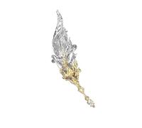 Bijou d'oreille à plumes vintage gothique en alliage sans percé, unisexe, accessoire de mode pour tous les jours élégant en forme de plume, Left ear, Comme décrit, Comme décrit.