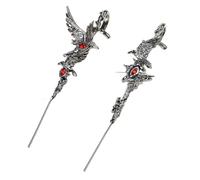 Bijou d'oreille en forme de corbeau au design unique - Accessoire de mode pour ceux qui embrassent le noir et le doux, l'esthétique, sombre et cool, taille unique, Comme décrit, Comme décrit.