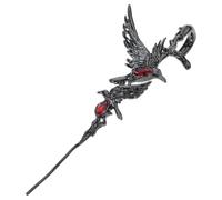 Bijou d'oreille en forme de corbeau au design unique pour ceux qui adoptent une esthétique sombre et douce
