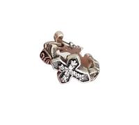 Bijou d'oreille masculin avec croix d'inspiration punk en alliage robuste portable pour les amateurs de streetwear rétro, M, Métal, Non
