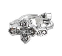 Bijou d'oreille masculin inspiré de croix punk en alliage robuste portable pour les amateurs de streetwear rétro, Moyen, Métal, Non