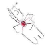 Bijou d'oreille unique en forme d'araignées rampantes sans oreilles percées, portable en alliage, confortable pour les personnes à la mode