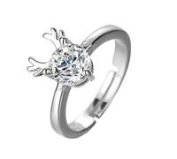 Bijou original cadeau Bague de Le est avec toi La bague représente que je t'ai jusqu' bout (Silver, One Size)