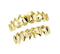 Bijou tendance en forme d'étoile à cinq points en cuivre pour concerts et propositions de mode Hip Hop, TAILLE UNIQUE, Comme décrit, Produit conforme à la description.