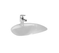 Bijou vasque à enc par-dessous meulée avec 1 trou ss tp 405x365x205 mm blanc - LAUFEN H8112200001111