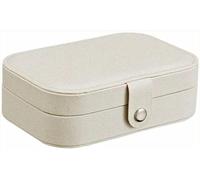 Bijoutier en peau synthétique pour filles, ordinateur portable, pour bijoux, valise, bagues, étagères de rangement, N