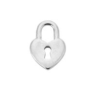 Bijoux 5pcs 18 Cœur de Coeur en Acier Inoxydable Charmes de Serrure pour Le Collier bricol