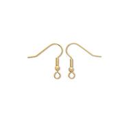 Bijoux Accessoires 24K Package Gold Simple Paire de earhook Type S Pratique et populaireOpération Facile