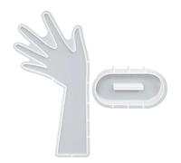 Bijoux Affichage Du Silicone - Moule De Boucle D'oreille En Forme D'oreille En Forme De Main Créative De Moulage Artisanal | Moule Du Support Des Anneaux | Organisateur Décoratif Adapté À L'affi