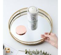 Bijoux Assiette Miroir Plateau Décor Plateau Bougies Plateau Bougies Octogonal/Rond