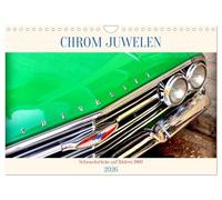 Bijoux chromés - Des bijoux sur roues 1960, Version française (Calendrier mural 2026 DIN A4 portrait), Calendrier CALVENDO mensuel