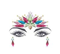 Bijoux cristal pour le visage Rio