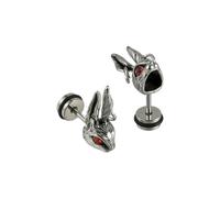 Bijoux d ' oreille élégants en acier inoxydable, boucles d ' oreilles gothiques, clous d ' oreilles en forme d ' étoile, ornements adaptés tenues quotidiennes et fêtes, emballage et expédition en