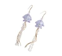 Bijoux d ' oreille inspirés des créatures marines contemporaines, crochet ergonomique en alliage, vêtements respirants pour un confort prolongé, pendentifs d ' oreille élégants en forme de méduse