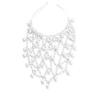 Bijoux de cheveux en perles, chaîne de cheveux de mariée pour concours de beauté, couvre-chef de mariage, accessoires Photo, accessoire à franges