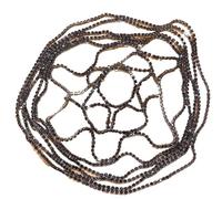 Bijoux de Cheveux Pour Femme,Accessoire Cheveux Ma Coiffe vintage en strass et cristal, serre-tête en maille, for femme, idéal for un bal de promo(Black Gun Plated)