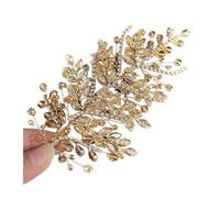 Bijoux de Cheveux Pour Femme,Accessoire Cheveux Ma DZ215 Pendentif Bling Chaîne Frontale Bijoux Diadème Coiffe De Mariée Cristal Mariage Coiffure Accessoires Cadeau(DZ256-Champagne)