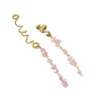 Bijoux de Cheveux pour Tresses Anneaux Dreadlock Vintage en Pierres Gemmes