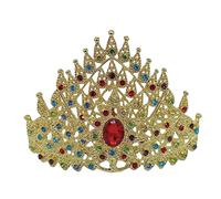 Bijoux de cheveux thaïlandais Couronne indienne Couronne Danse Coiffe Coiffe Danseuse Accessoires de coiffe Bijoux thaïlandais, taille unique, Comme décrit, Comme décrit.