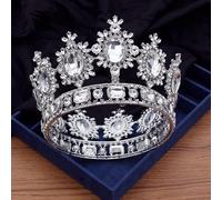 Bijoux de cheveux Tiaras de couronne pour femmes baroques vintage cristal mariage couronne de mariée