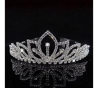 Bijoux de cheveux Tiaras de couronne pour femmes Bridal Wedding Crown Princess Rhinge Bandband Crystal Tiaras and Crowns Hairband Jewelry Accessoires By Gagalu (Couleur: 8)