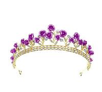 Bijoux de cheveux Tiaras de couronne pour femmes femmes baroque cristal couronne tiara vintage hingestone couronnes diadèmes bandeaux de mariée accessoires de cheveux de mariage bijoux de mode
