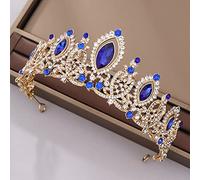 Bijoux de cheveux Tiaras de couronne pour femmes Green Crystal Wedding Crown Bride Tiaras and Crowns DiADEM Pageant Crown Bridal Hair Jewelry Accessoires par Gagalu (couleur: rouge)