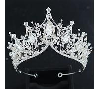 Bijoux de cheveux Tiaras de couronne pour femmes Princesse Righestone Crystal Tiaras and Crowns Bandband pour femmes Bridal Pron Couronne de mariage Accessorialies Bijoux de cheveux par Gagalu