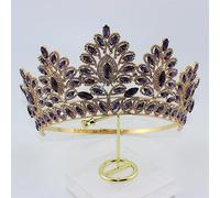 Bijoux de cheveux Tiaras de la couronne pour femmes coiffure de mariage de mode pour la mariée Crystal Perle Band Courtelle Ornements Accessoires de couronne de mariage à la main A-28CMUTIL