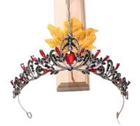 Bijoux de cheveux Tiaras de la couronne pour femmes vintage noire violette tiara couronne cristal ramine accessoires de cheveux reine princesse couronne plus couleur bijoux de tête (couleur: h173