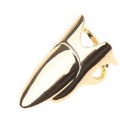 Bijoux de Couverture du Bout des Doigts avec une Pointe, Gold | Format Bijoux Du Bout Des Doigts, Profil Sculpté Allongé, Découpes Latérales Ouvertes, Aspect Métallique Qui