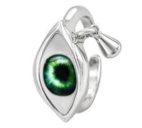 Bijoux de doigt en alliage avec visage | Visage en forme d ' œil, construction en alliage, breloque en forme de larme liée suspendue pour une superposition