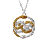 Bijoux de mode L’histoire sans fin Steampunk Collier vintage style deux serpents collier Auryn
