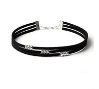 Bijoux De Niche Personnalité Créative Collier De Velours Coréenne Multi-Couches À La Main Collier Perle Ronde Collier Collier Collier