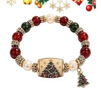 Bijoux De Noël Bijou Ajustable Et Tendance À Perles Pour Les Soirées