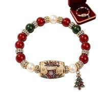 Bijoux De Noël Bijou Ajustable Et Tendance À Perles Pour Les Soirées