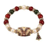 Bijoux de Noël - Bijoux de perles réglables et modernes pour et festivals, Consulte la descripción, ABS, Il ne s'agit pas d'une pierre précieuse