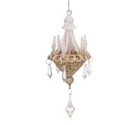 Bijoux de Noël - remorque d'arbre de 7 pouces | PC Crystal Decoration - Arbre de Noël artistique Arbre de Noel Lüster Pendant avec un groupe idéal pour le salon Portes de fenêtre de chambre à coucher