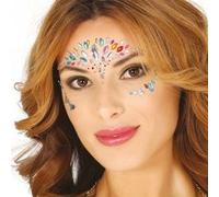 bijoux de peau adhésif visage multicolore femme - guirca 15820 Multicolore G