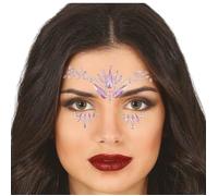 Bijoux de peau adhésifs - Femme - Rose - Synthétique - Adulte - Ongles et visage