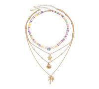 Bijoux De Plage Pour Femmes | Bijou De Cou En Forme D Étoile De Mer,Collier Ajustable Tendance Imperméable Pour Demoiselles D Honneur Port Quotidien Anniversaires Tenues Décontractées Mariages Bals
