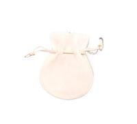 Bijoux de Sac Lot de 10 petits sachets ronds en velours 8 x 9,5 cm, 10 x 13 cm, for bonbons, breloques, bijoux, emballage, décoration de fête, mariage, cadeau(Beige,11.5x14cm)