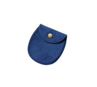 Bijoux de Sac Lot de 10 pochettes de rangement en velours doux for bijoux, for bagues, boucles d'oreilles, colliers, Halloween, Noël, mariage(Dark blue)
