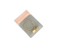 Bijoux de Sac Lot de 100 sachets roses givrés à fermeture éclair for bijoux, emballage transparent en plastique EVA for bagues, boucles d'oreilles, colliers et bracelets(10x7cm)