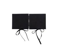 Bijoux de Sac Lot de 5 pochettes à cordon en microfibre bleue, en velours, for bijoux, colliers, bagues, dragées de mariage, cosmétiques(Color-04,6x6cm)