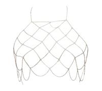 Bijoux de ventre en géométrique faits à la main, chaîne de corps, de plage, soutien-gorge, accessoires de corps pour femmes et filles, harnais de poitrine pour femmes