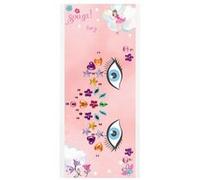 Bijoux de visage autocollants Elfe multicolore Beige