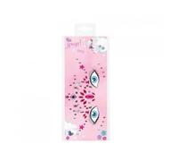 Bijoux de visage autocollants elfe rose