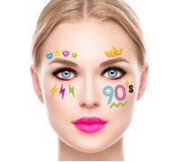 Bijoux de visage - FIESTAS GUIRCA - Années 90 - Strass colorés - Autocollants - Mixte