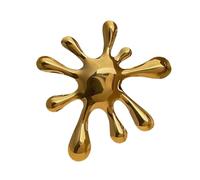 Bijoux déclaration Hollow Ripppl Broche Motif liquide irrégulier Vêtements Bijoux Parfait pour les collectionneurs et les professionnels Accessoire rétro Style rétro